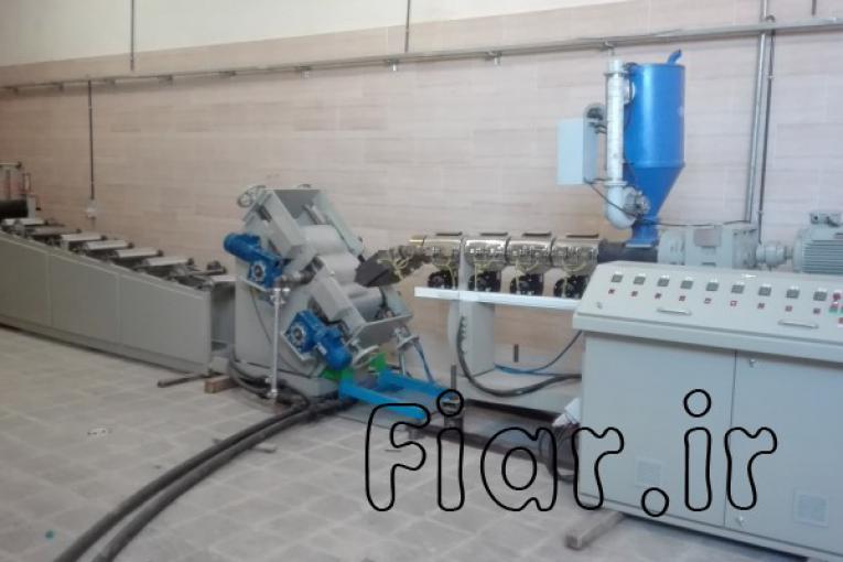 یک دستگاه خط تولید ورق پلاستیک PP, PS,PE,TPE    