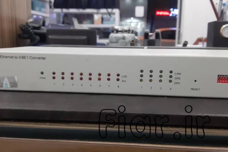 مبدل E1 به اترنت 4 پورت فایبریج Fibridge E1 to Eth