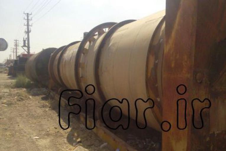 خشک کن دوار 13 متری کارخانه ماسه